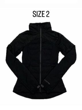 Lululemon Down For It All Jacket Black Size 2